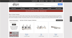 Desktop Screenshot of elanlightinglights.com